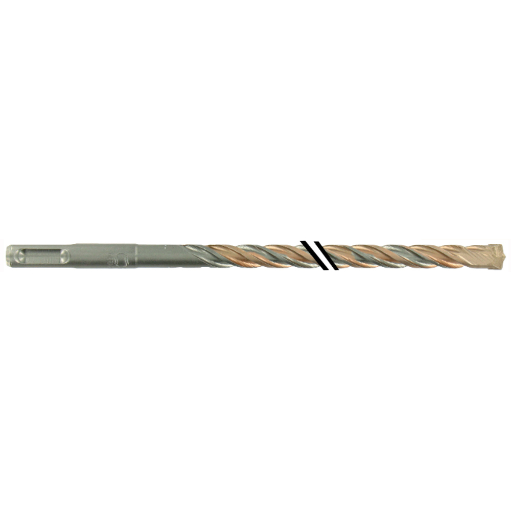 Foret bétons 2 taillants SPEEDER2 -L310mm -Pointe de centrage -Quadruple goujures -SDS+ / L: 310 Ø: 6.5 TIVOLY - 10931730650