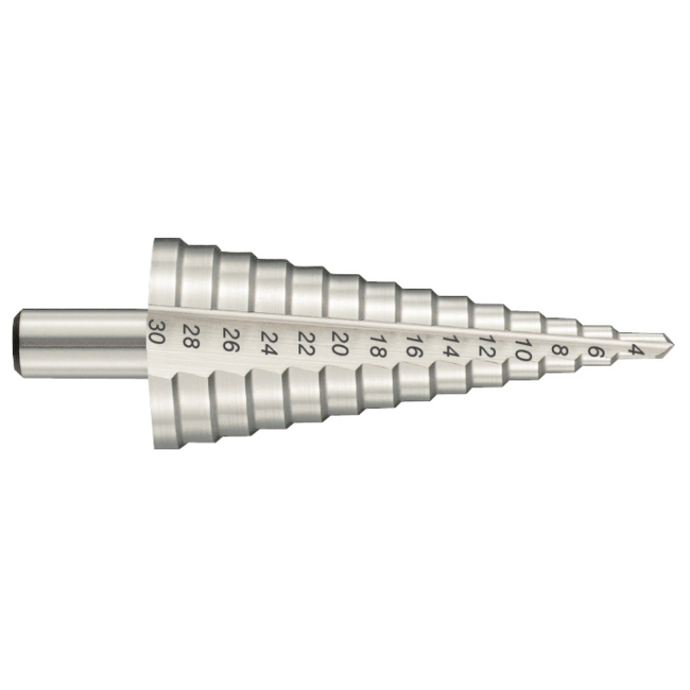 Foret conique étagé HSS -TivolyNorm -Goujures droites / ØMin/Max : 6/37 TIVOLY - 11448620637