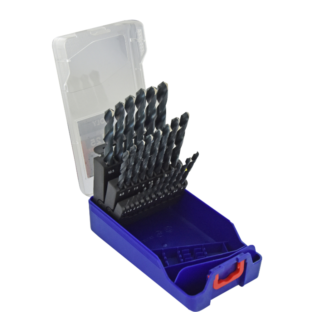 25 forets métaux HSS STEAM taillés meulés pointe en croix Ø 1 à 13 par 1/2 ESSENTIAL TIVOLY - 11453070017