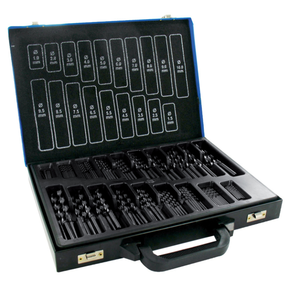 170 forets métaux HSS STEAM taillés meulés pointe en croix Ø 1 à 10 par 1/2 ESSENTIAL TIVOLY - 11453070024