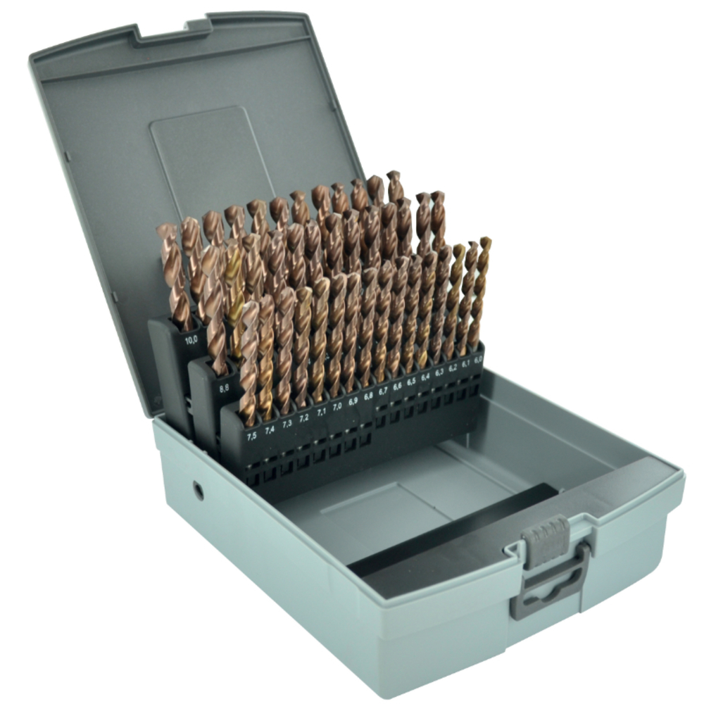 41 forets métaux FURIUS HSS revêtus FUSIO pointe en croix Ø 6 à 10mm par 0.1mm PREMIUM TIVOLY - 11454170011