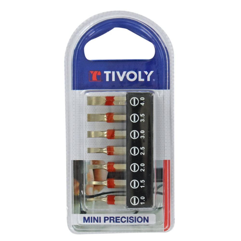 7 embouts fente -PRECISION TIVOLY - 11501520001