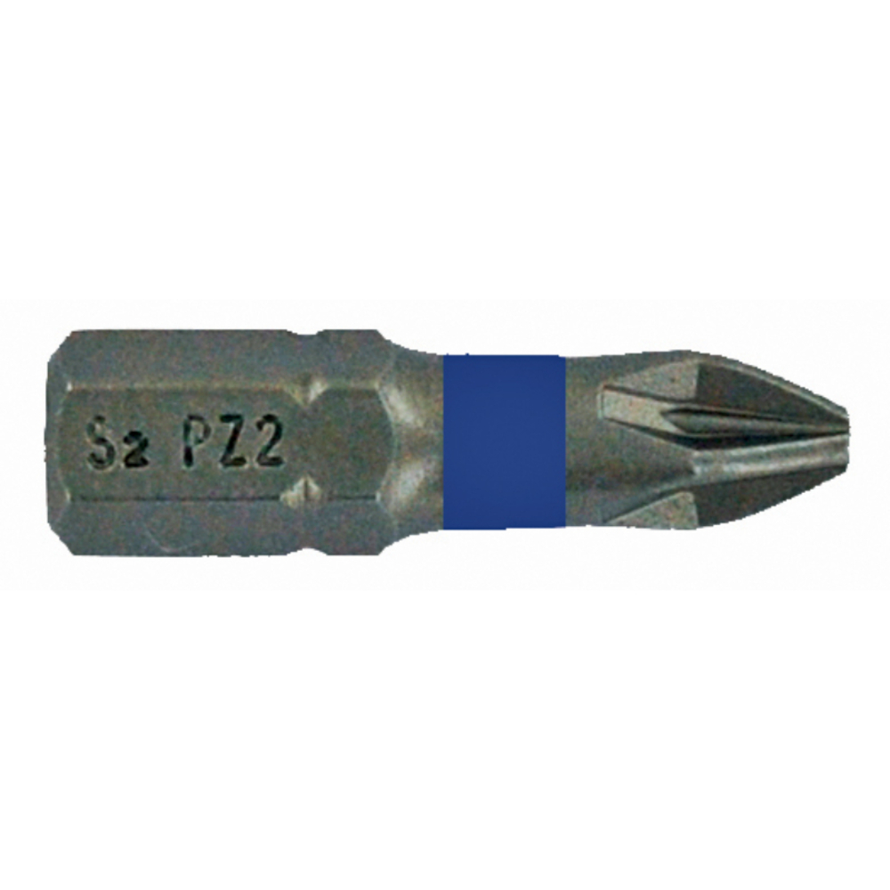 Embout de vissage -Torsion -Pour vis Pozidriv (Blister) N°: N1 / L: 25 TIVOLY - 11520220100