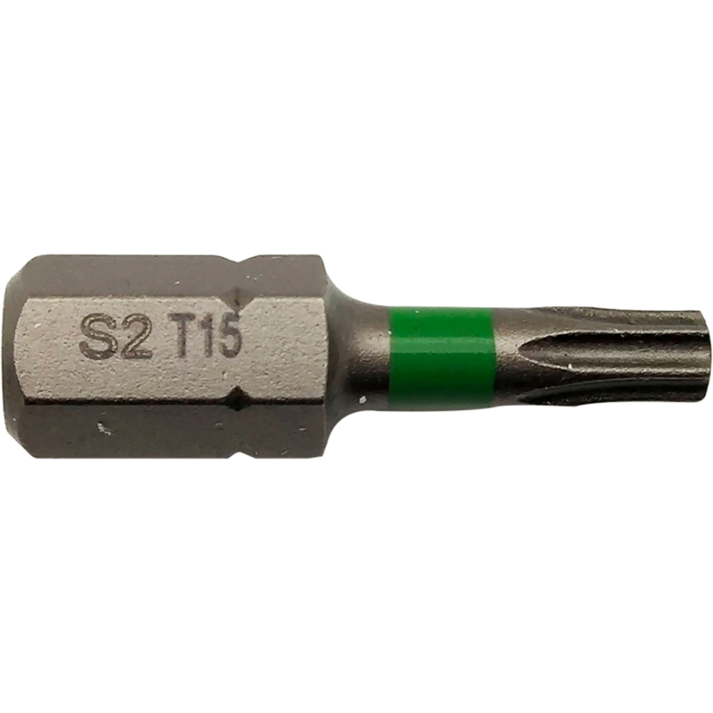 Embout de vissage -Torsion -Pour vis Torx (Blister) N°: N15 / L: 25 TIVOLY - 11520521500