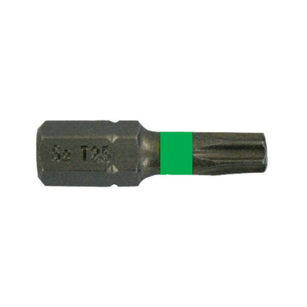Embout de vissage -Torsion -Pour vis Torx (Blister) N°: N25 / L: 25 TIVOLY - 11520522500