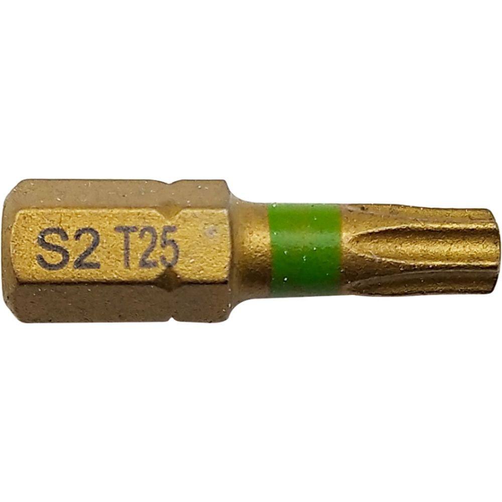 Embout de vissage -Torsion TiN -Pour vis Torx (Blister) N°: N15 / L: 25 TIVOLY - 11522521500