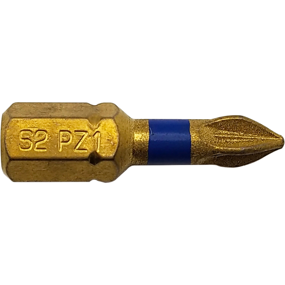 Embout de vissage -Torsion diamant IMPACT -Pour vis Pozidriv N°: N1 / L: 25 TIVOLY - 11523220100