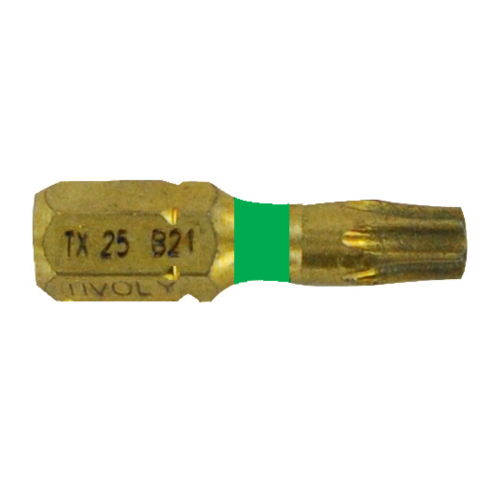 Embout de vissage -Torsion diamant IMPACT -Pour vis Torx N°: N10 / L: 25 TIVOLY - 11523521000