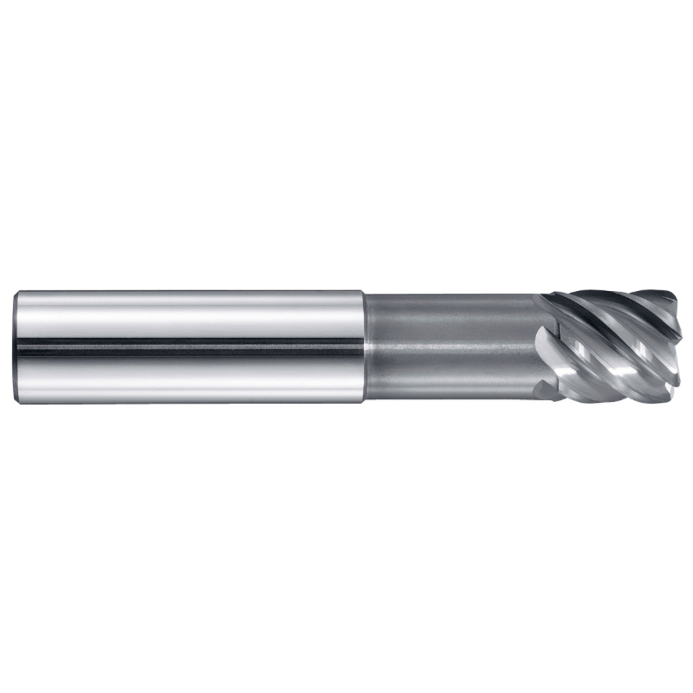 Fraise de finition carbure -Revêtue ULTRACUT -DIN6527L -Z4-8 -h9 -Hél. 45° -A rayon / Ø: 20 2 TIVOLY - 8236341200020