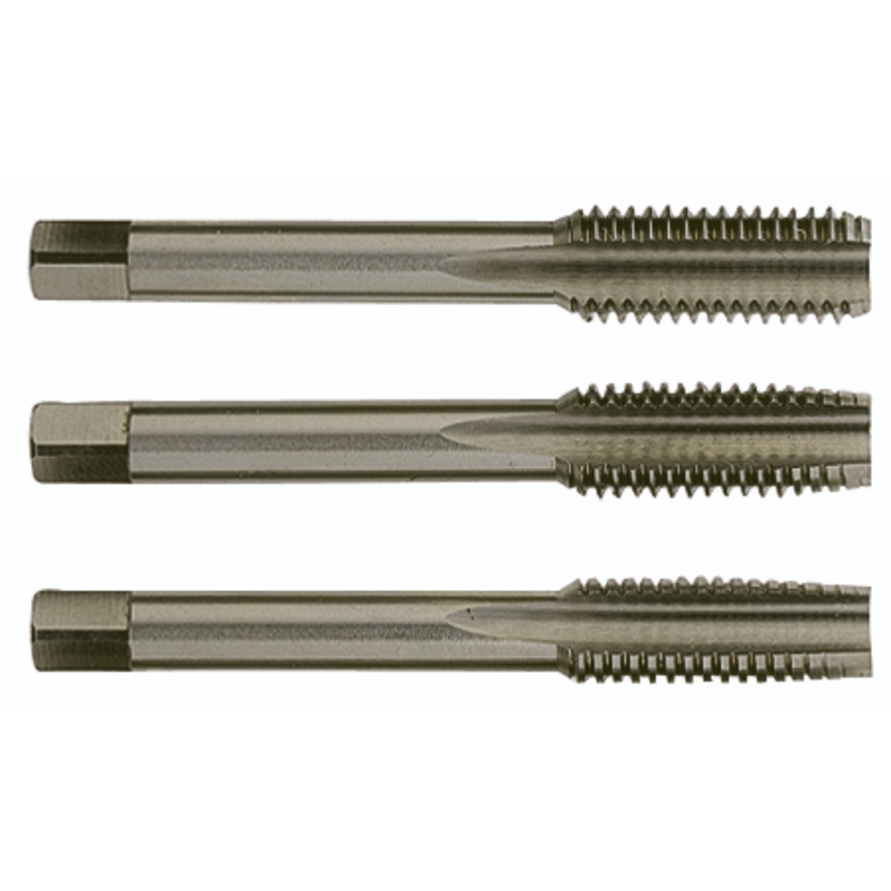 Jeu de 3 tarauds main Standard HSS -UNC -DIN 352 -Profil étagé -2B / Ø: N°12 X 24 TIVOLY - 952101100012240