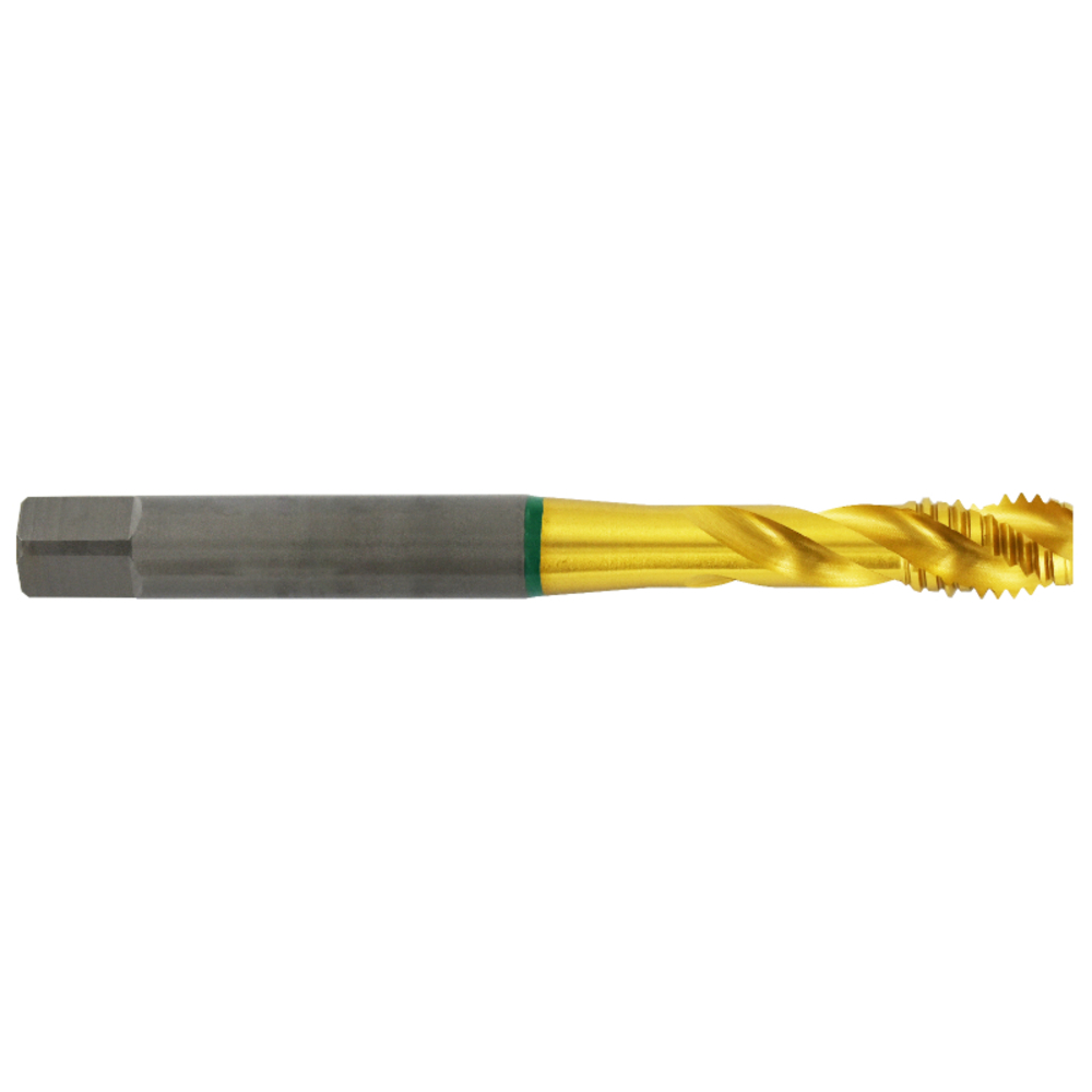 Taraud machine Flashcut HSSE-PM -Revêtu TiN -M MF -DIN371/374/376 -Forme C -6H -Denture alternée -Conicité arrière / Ø: 4 X 0.7 TIVOLY - 960AT5100400070