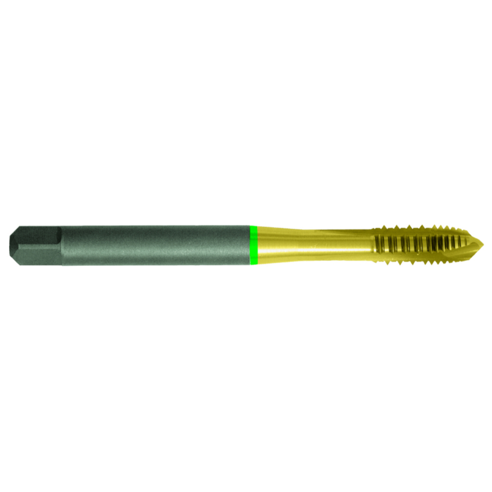 Taraud machine Flashcut HSSE-PM -Revêtu TiN -UNC UNF -DIN 371/376 -Forme B -2B -Denture alternée -Conicité arrière / Ø: 1/4