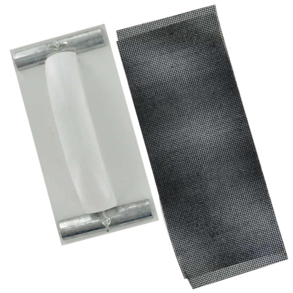 3 pièces -1 cale à poncer rigide Ø 230 x115mm + 2 treillis TIVOLY - XT10111018615