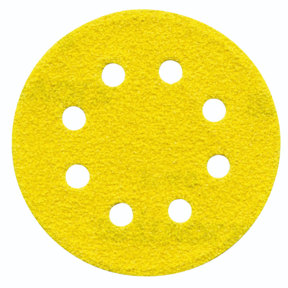 Disque AUTO-AGRIPPANT -Ø115mm -Perforation 8 trous -Pour ponceuse excentrique / Dim Ø115 / Gr : 120 TIVOLY - XT10112011202