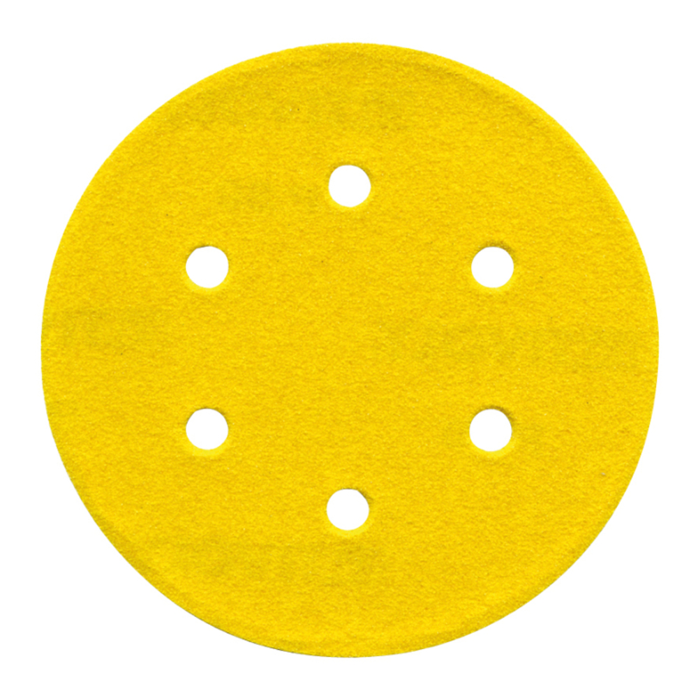 Disque AUTO-AGRIPPANT -Ø150mm -Perforation 6 trous -Pour ponceuse excentrique / Dim Ø150 / Gr : 80 TIVOLY - XT10112011221