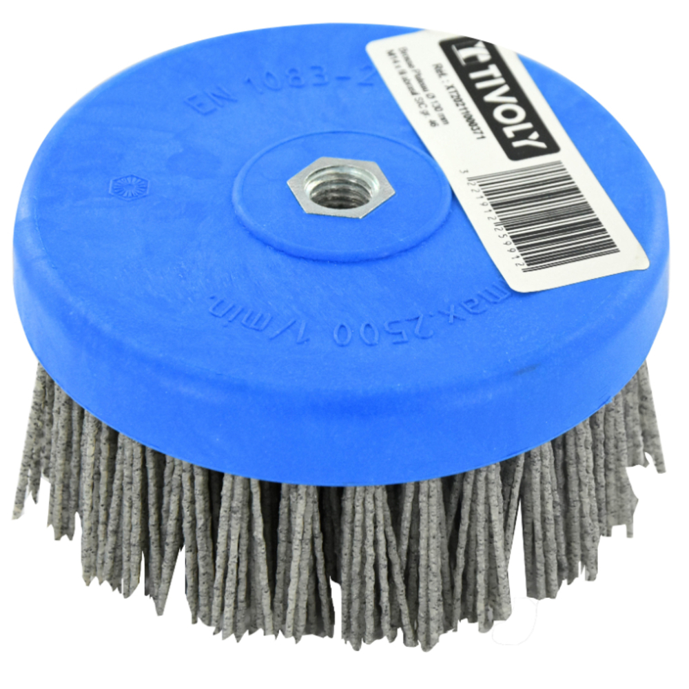 Brosse nylon M14 | Spécial polisseuse | polissage du bois | Ø130 mm TIVOLY - XT20211000371