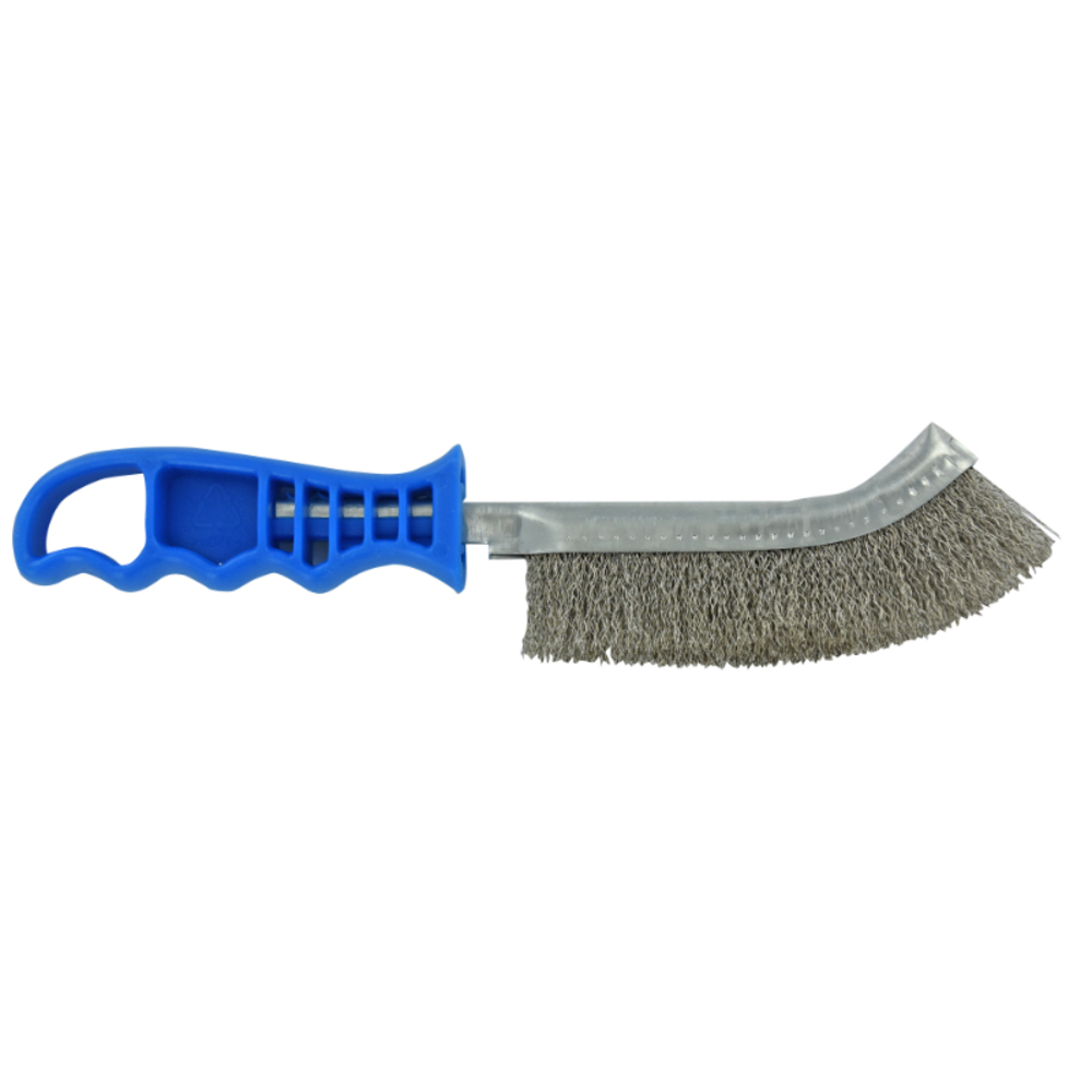 Brosse ERGONOMIQUE - convexe - Garniture INOX ondulé TIVOLY - XT20251006170