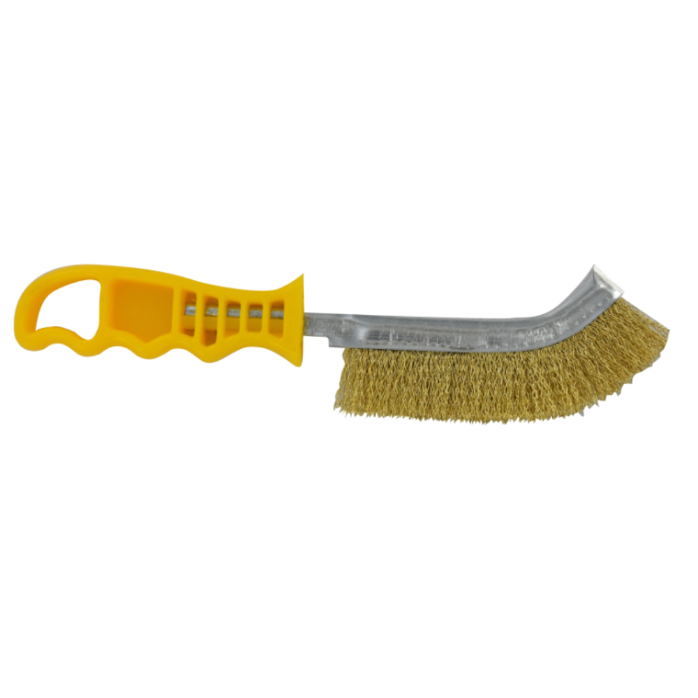 Brosse ERGONOMIQUE - convexe - Garniture ACIER LAITONNE ondulé TIVOLY - XT20251006171