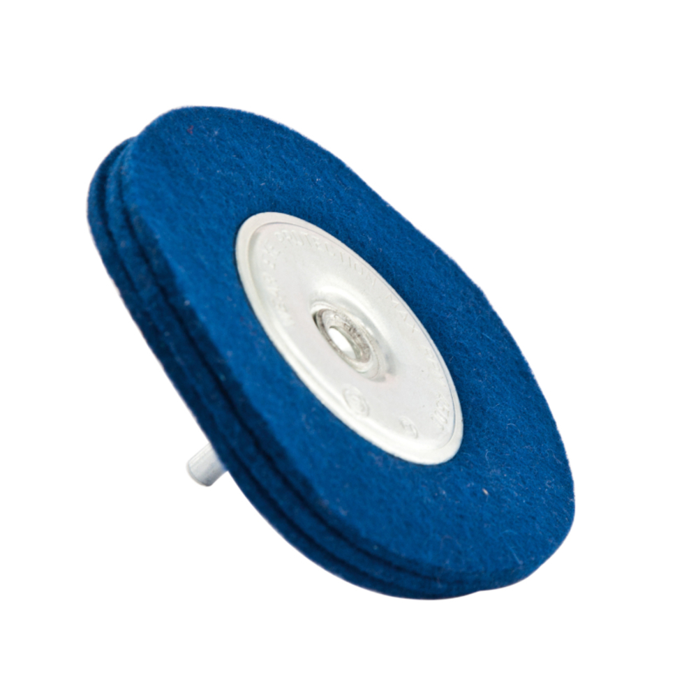 Brosse CIRCULAIRE -Feutre -Lustrage bois vernis, métal / Ø: 100 / TIVOLY - XT20252000229