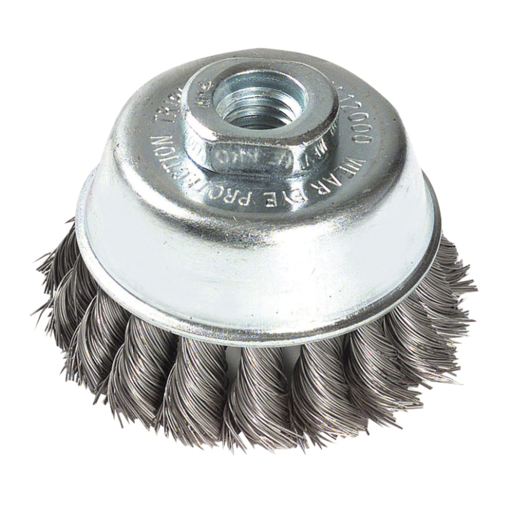Brosse COUPE -Fil acier torsadé -Gros décapage du métal / Ø: 65 / 0.35 TIVOLY - XT20252006002