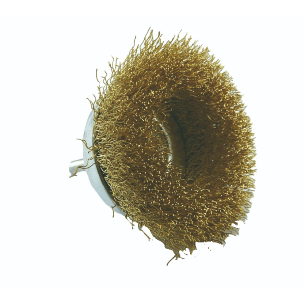 Brosse COUPE -Fil Acier laitonné -Décapage tout matériaux / Ø: 75 / 0.20 TIVOLY - XT20252006057