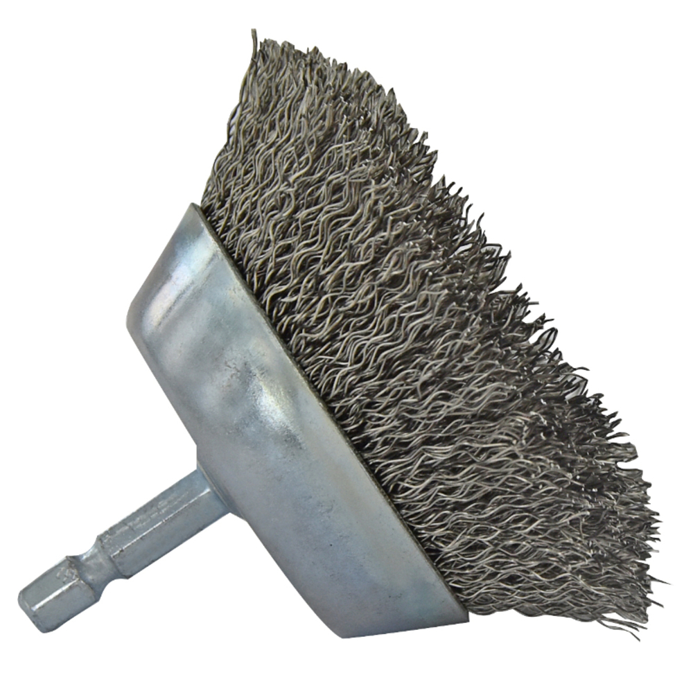 Brosse COUPE -Fil acier ondulé -Décapage du métal / Ø: 50 / 0.35 TIVOLY - XT20252006060