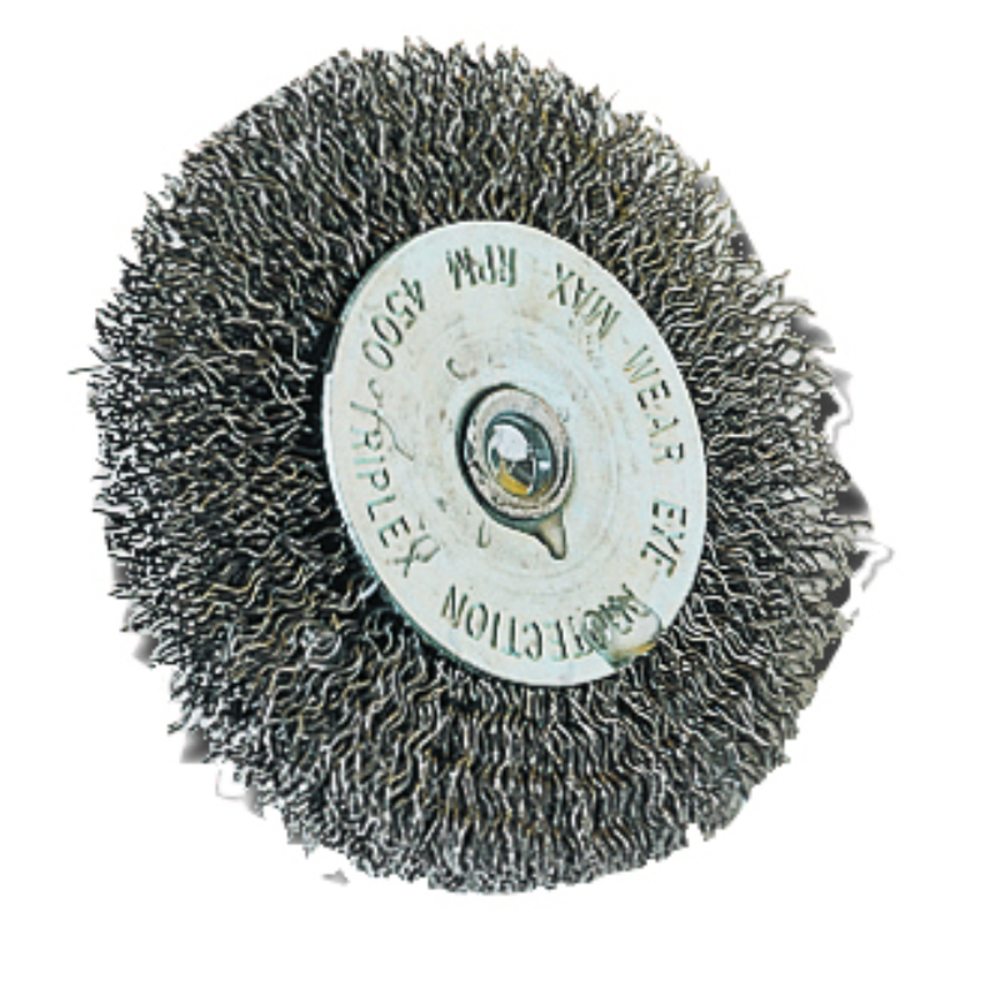 Brosse CIRCULAIRE -Fil inox -Décapage de l'inox / Ø: 75 / 0.35 TIVOLY - XT20252006071