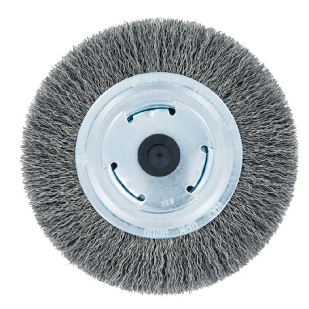 Brosse de TOURET -Fil acier ondulé -Décapage du métal / Ø: 150x15 / 0.35 TIVOLY - XT20254006102
