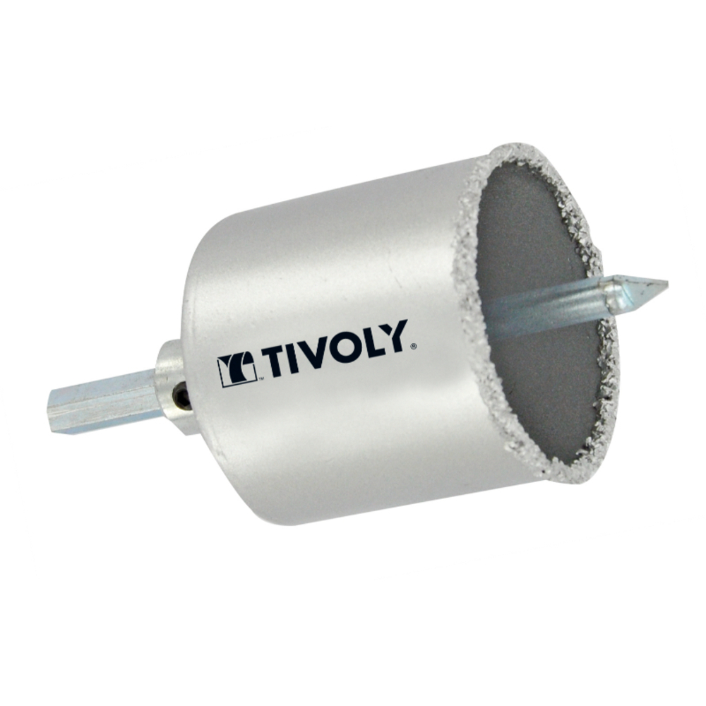 Scie cloche à concrétion carbure HM monobloc (Blister Box) / H: 55 Ø: 53 TIVOLY - XT505220072