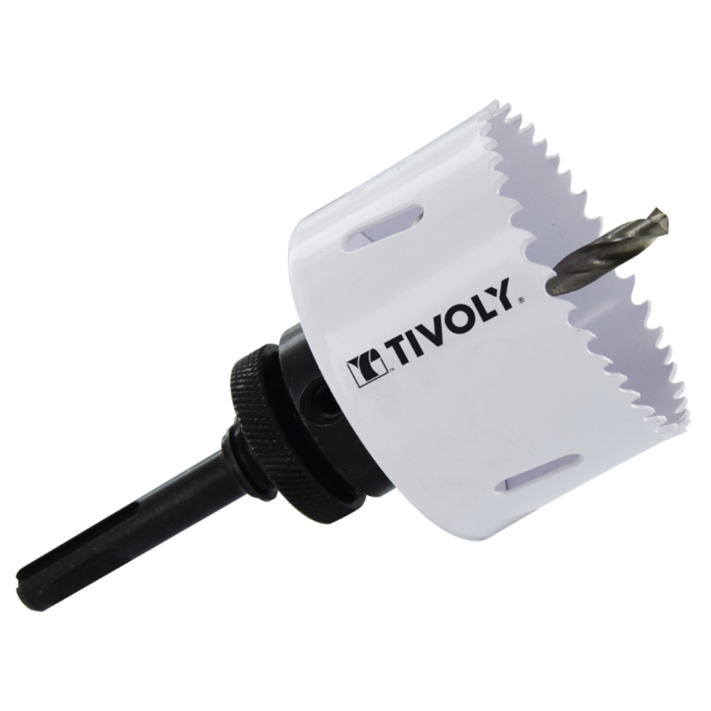 Scie cloche bi-métal HSS attachement sds+ (Blister Box) / H: 38 Ø: 65 TIVOLY - XT50522052229