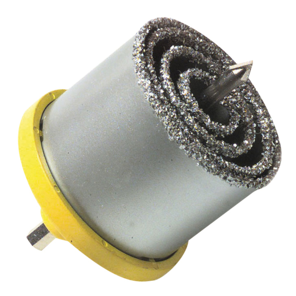 Scie cloche à concrétion carbure HM multi-lames / H: 55 Ø: 33-53-73-83 mm TIVOLY - XT50522052424