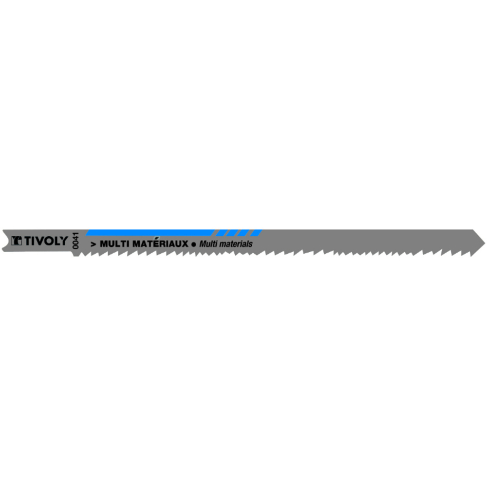 Lame de scie sauteuse -Multimatériaux -Attache U / L: 132 / H: 110 / Droite TIVOLY - XT505320041