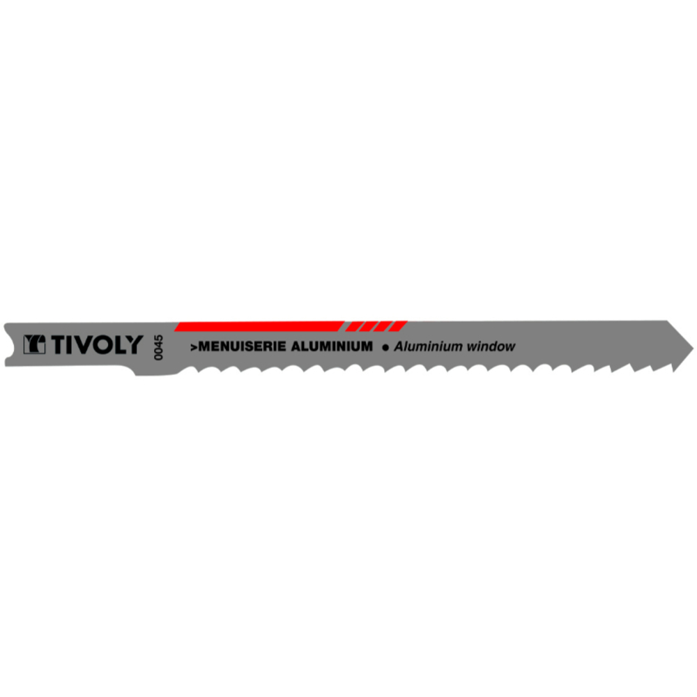Lame de scie sauteuse -Pour aluminium -Attache U / L: 100 / H: 75 / Droite TIVOLY - XT505320045