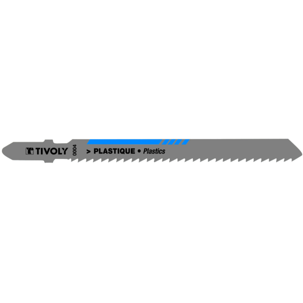 Lame de scie sauteuse -Pour plastique -Attache T / L: 100 / H: 75 / Droite TIVOLY - XT505520004