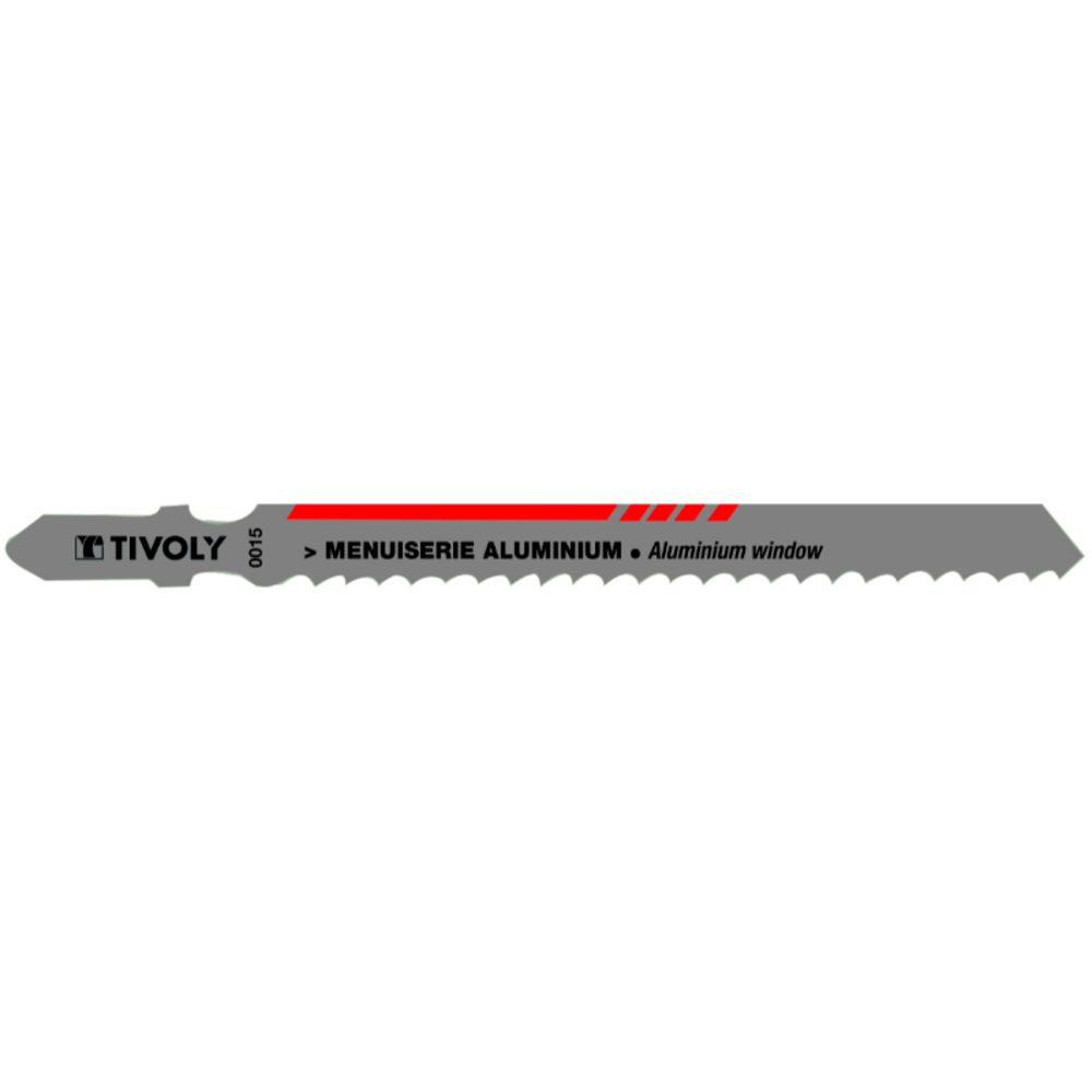 Lame de scie sauteuse -Pour aluminium -Attache T / L: 100 / H: 75 / Droite TIVOLY - XT505520015