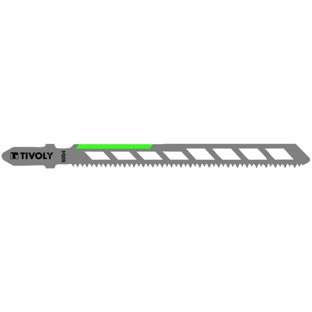 Lame de scie sauteuse -Laser cut -Pour bois mélaminé -Attache T / L: 100 / H: 75 / Droite TIVOLY - XT505526004