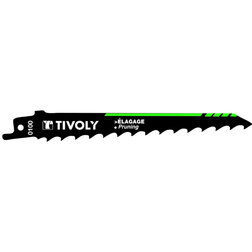 Lame de scie sabre -Pour élagage -Attache universelle / L: 150 / H: 130 / Mixte TIVOLY - XT505820100