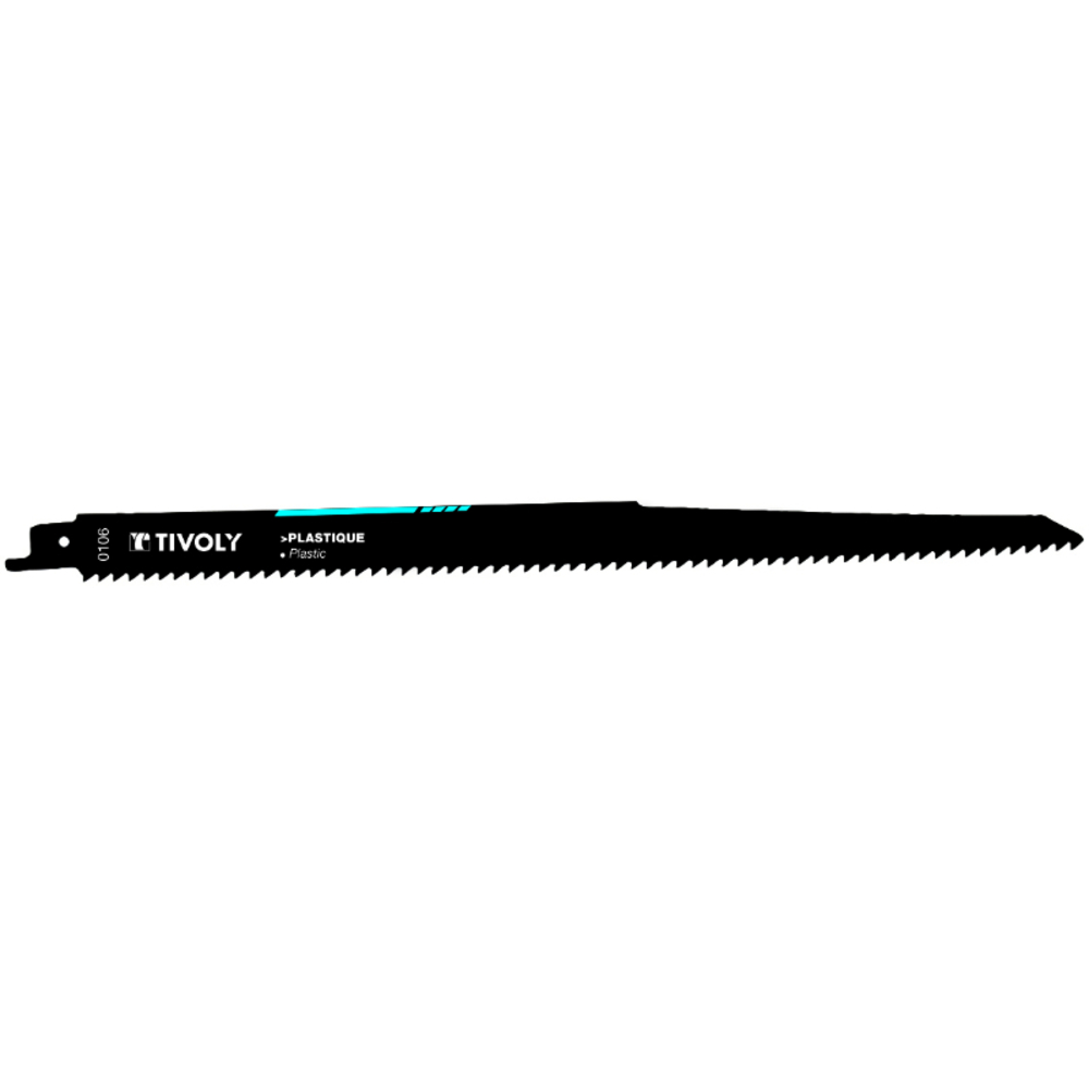 Lame de scie sabre -Pour plastique -Attache universelle / L: 300 / H: 280 / Droite TIVOLY - XT505820106