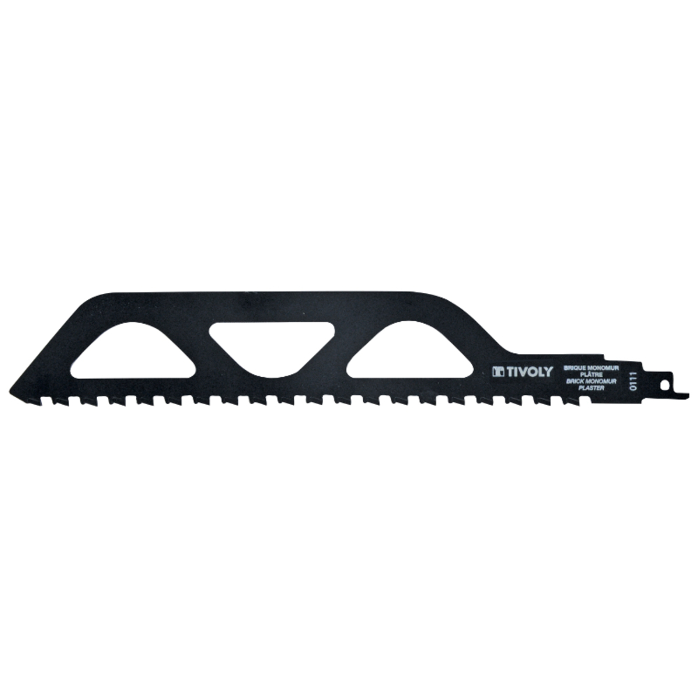 Lame de scie sabre -Pour matériaux abrasifs -Attache universelle / L: 305 / H: / Droite TIVOLY - XT505820111