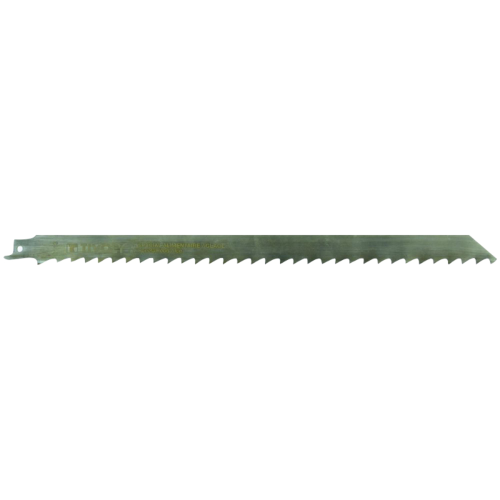 Lame de scie sabre -INOX -Spécial alimentaire -Attache universelle / L: / H: / Droite TIVOLY - XT505820113