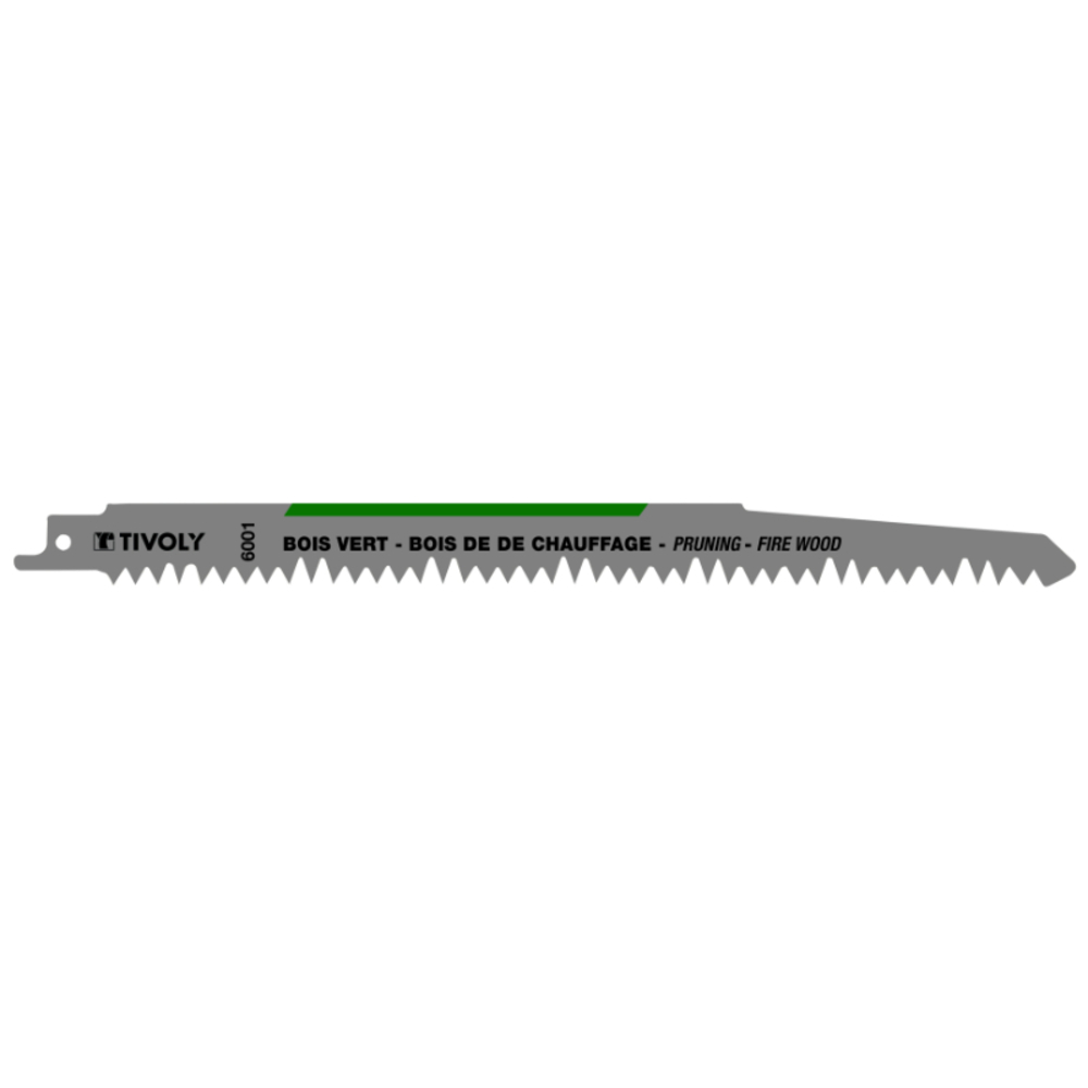 Lame de scie sabre -Pour élagage et bois de chauffage -Attache universelle / L: 230 / H: 210 / Mixte TIVOLY - XT505826001