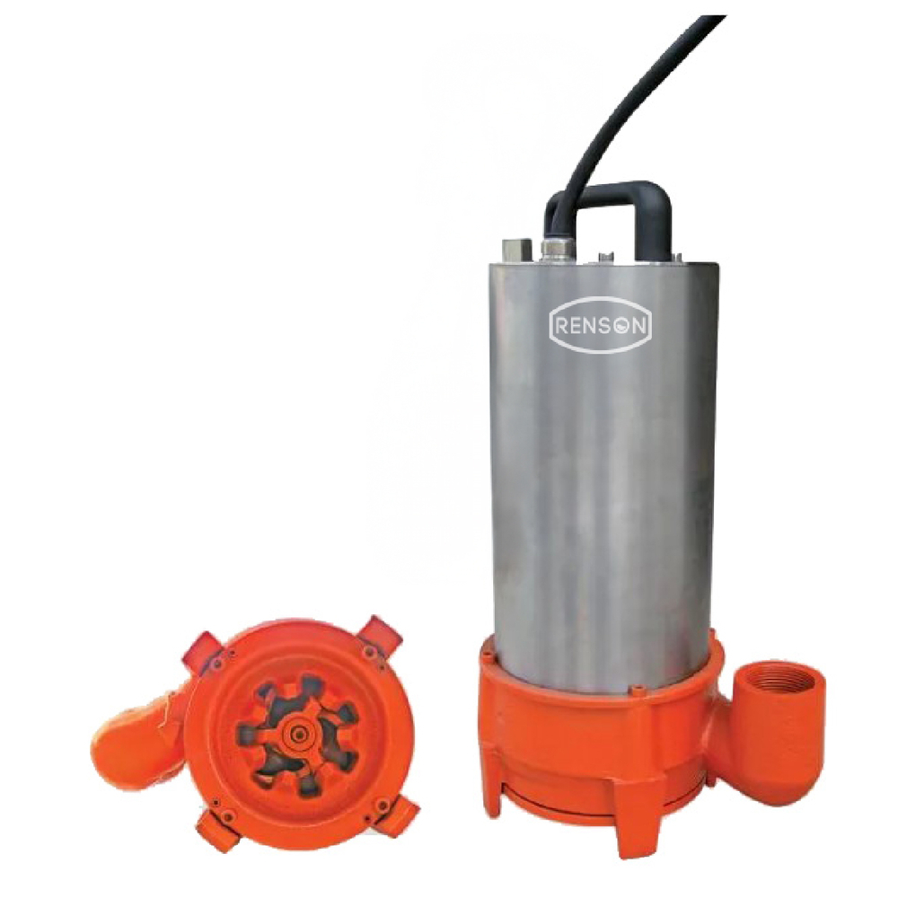 POMPE DE RELEVAGE COUTEAUX VERTICALE 380V 1,1KW DN40 3PH - RENSON - 100646