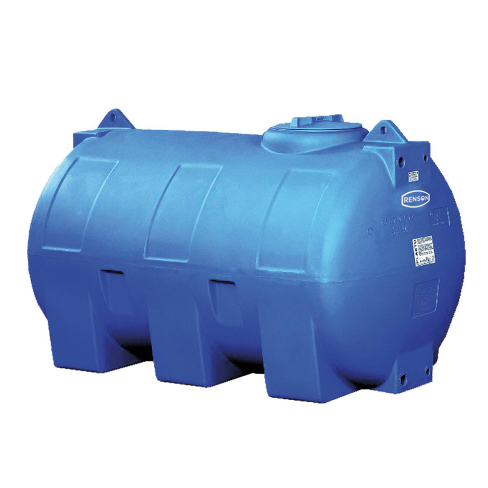 CUVE STOCKAGE HORIZONTALE BLEU EN PE 300L - RENSON - 100792