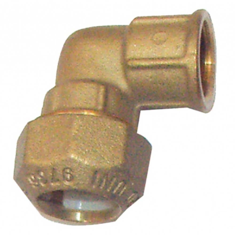 COUDE 90° COMPRESSION LAITON FEMELLE 1'' x 32 - RENSON - 101175