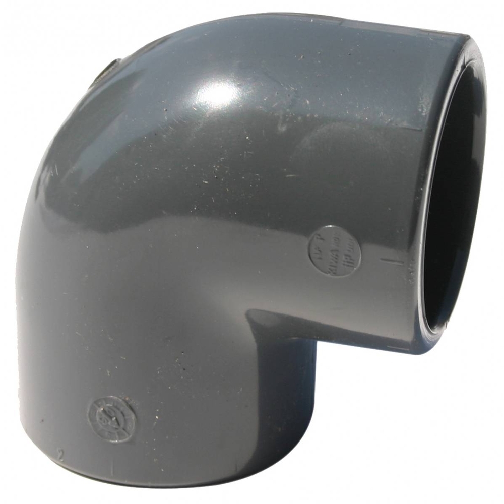 COUDE 90° PVC GOG  FF 75 x 2''1/2 - RENSON - 101212