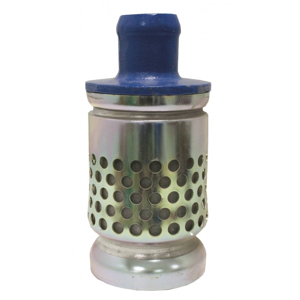 CLAPET DE PIED + CREPINE CANNELEE INOX DIAMETRE 90 - RENSON - 101625