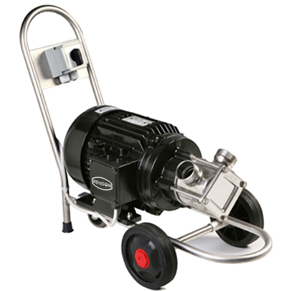 POMPE ROTOR FLEXIBLE TRI 1,1KW - AVEC CHARIOT - RENSON - 103048
