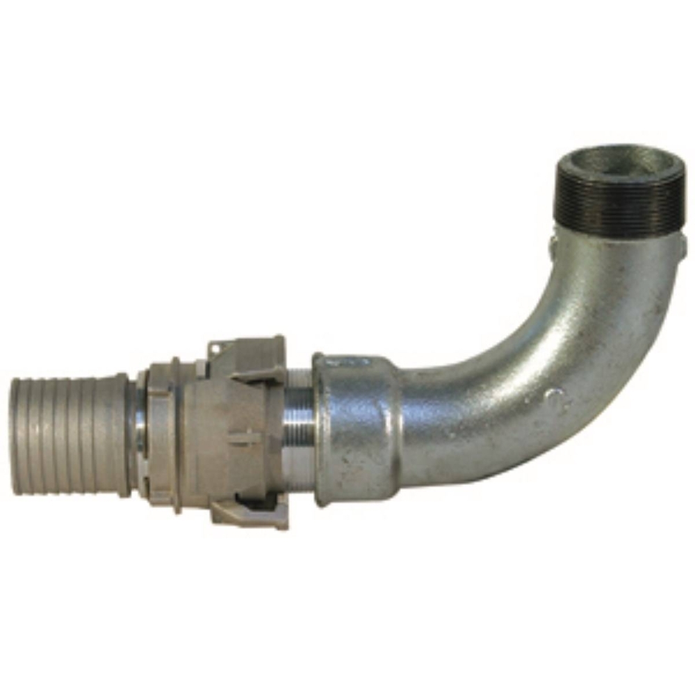 KIT RACCORD RAPIDE ALU 4'' DIAMETRE 110MM COUDE - RENSON - 103310