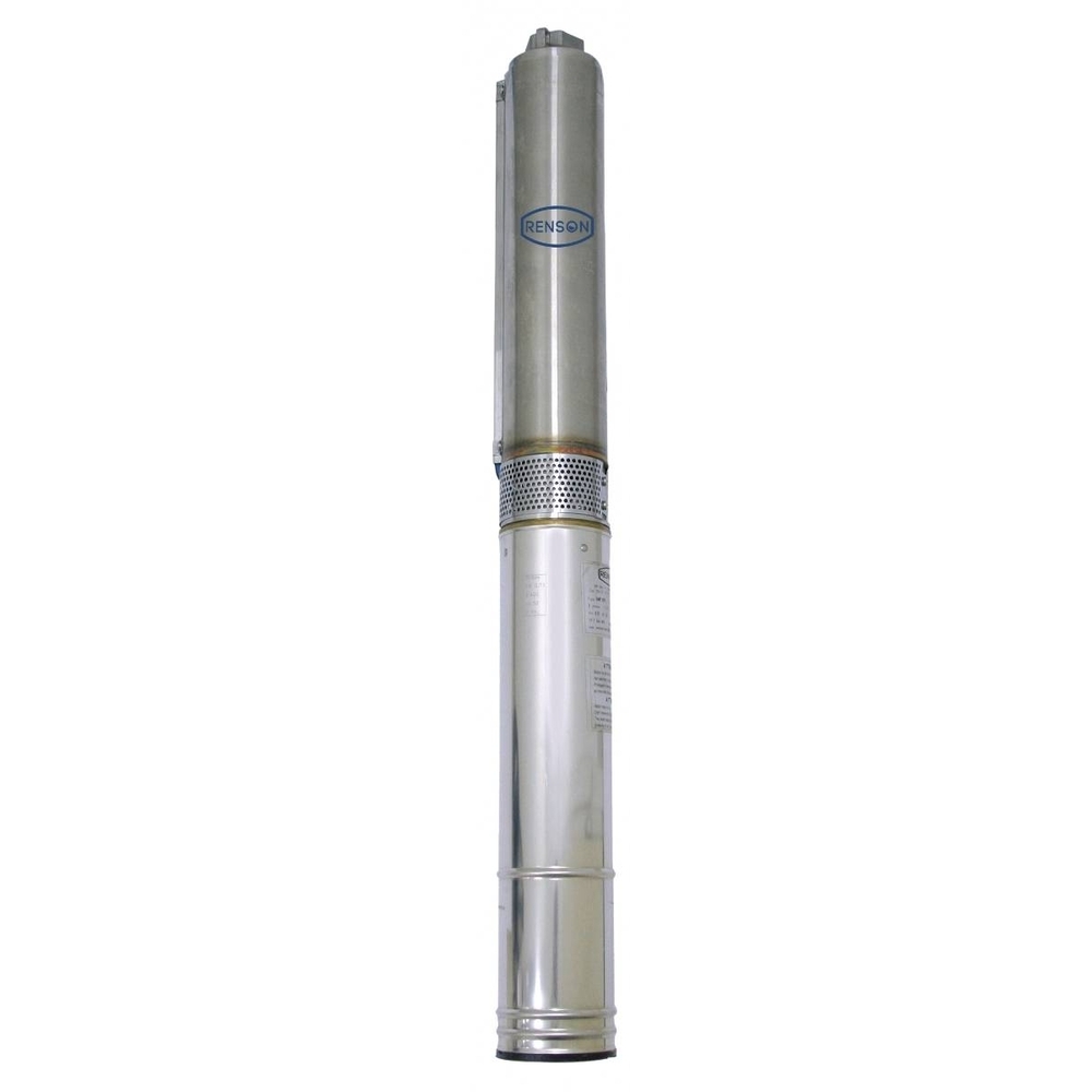 POMPE DE FORAGE 4'' 60L/MIN MOTEUR HUILE TRI 1,1KW F1''1/4 - RENSON - 103386