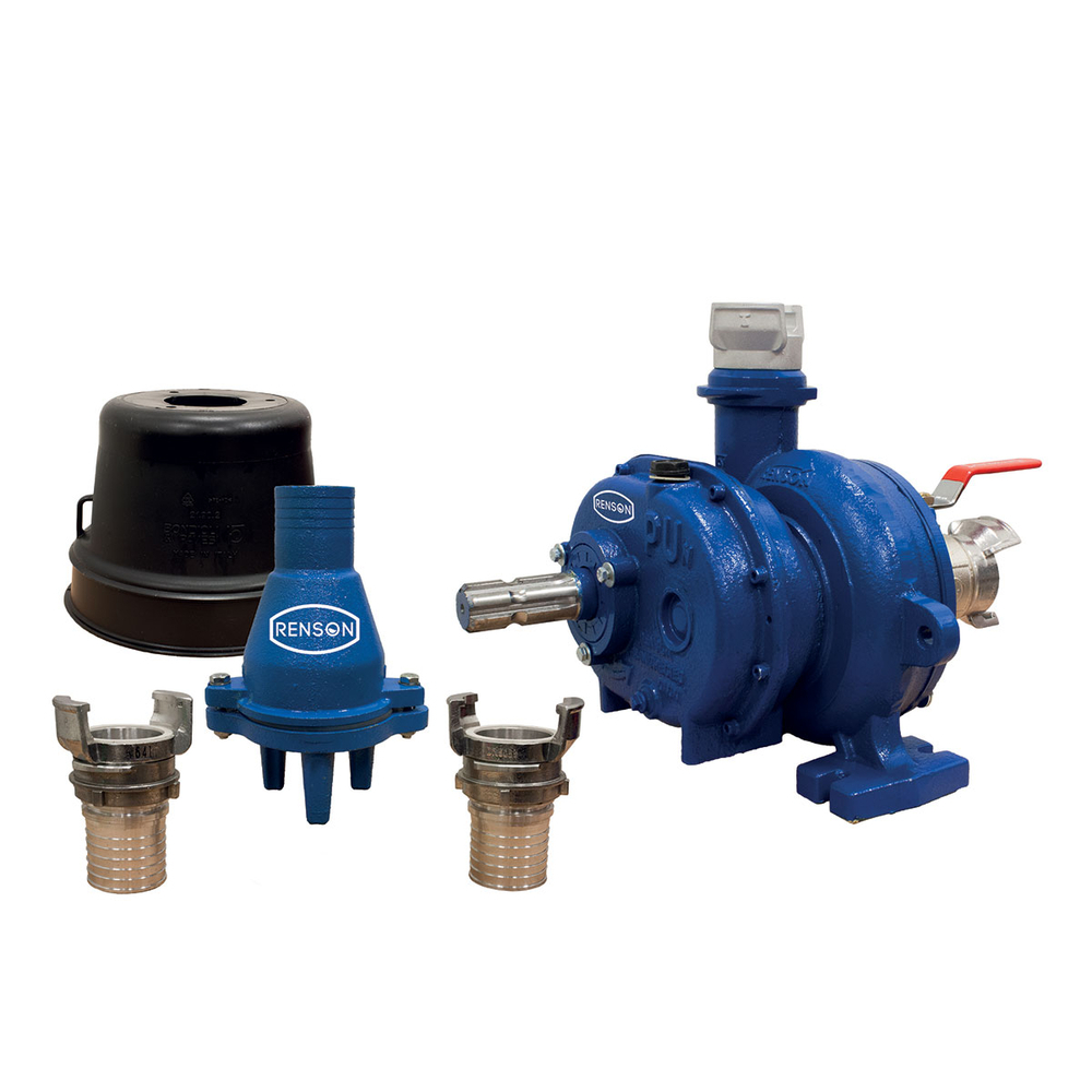 POMPE PRISE DE FORCE MALE ET RACCORDS POMPIERS - PU55PFM - RENSON - 103617